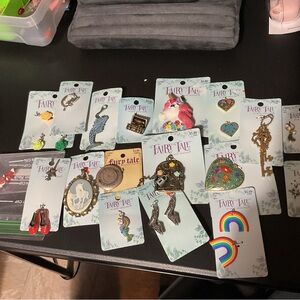 Fairy Tale Jewelry Making Charms Pendants Lot of 18